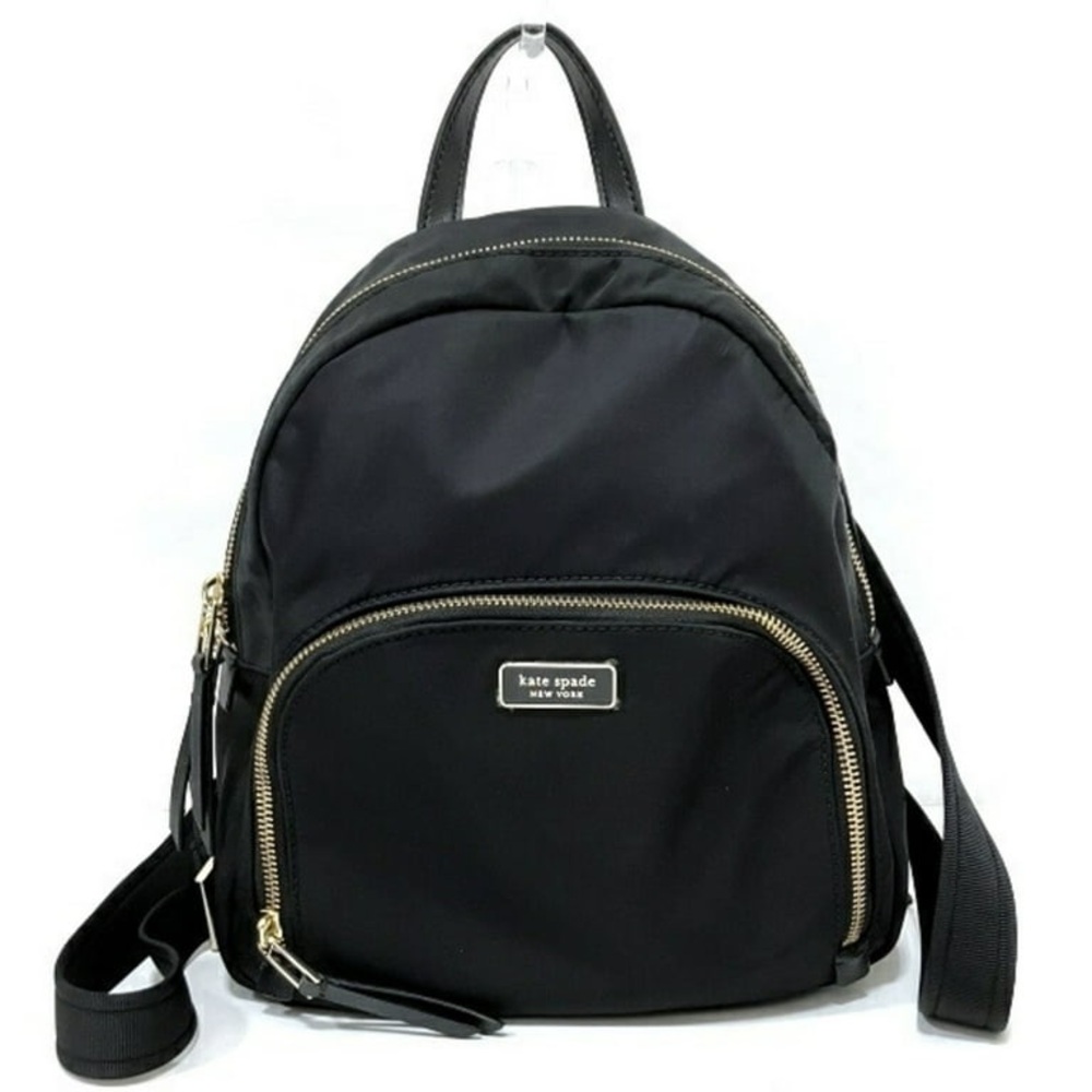 Pre-Owned Kate Spade Nylon Black Bag Backpack for Women